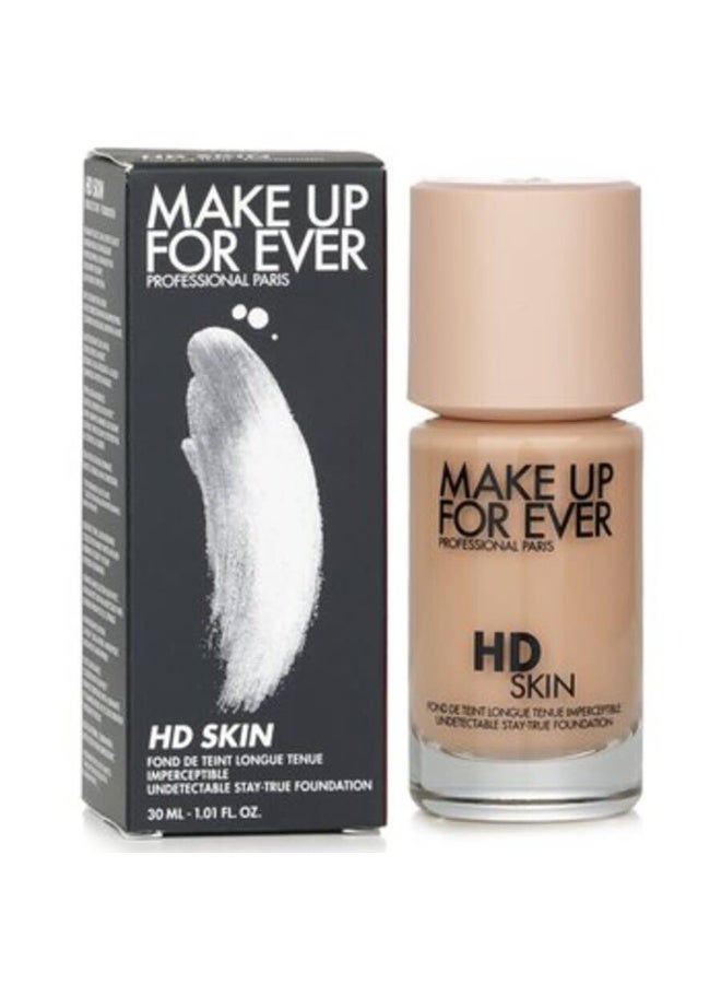 Makeup Make Up For Ever Hd Skin Foundation 1N06 Porcelain 30ml - Image 2